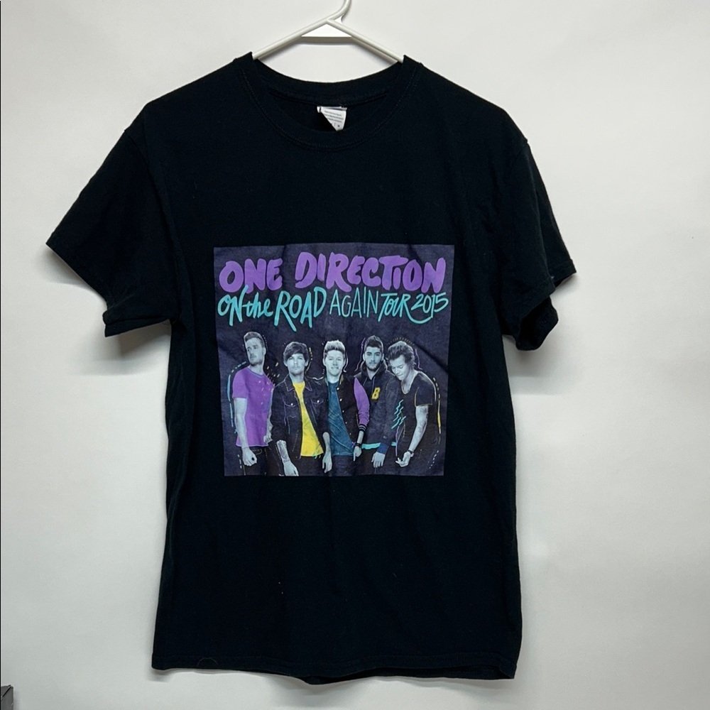 One Direction Black Graphic T-Shirt med